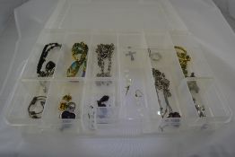 Mixed Lot Of Costume Jewellery To Include Pendants, Bracelets, Earrings, Chains Etc.