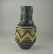 Troika - Newlyn Urn Vase, Monogrammed A. B. ( Avril Bennet ) c.1973. Overall Condition Is Good. 10.