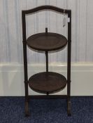 Folding Two Tier Cake Stand,