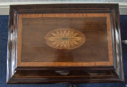 A Fine Edwards and Roberts Mid Victorian Mahogany and Marquerty Inlaid Wine Cooler of Sarcophagus