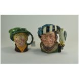 Royal Doulton Character Jugs ( 2 ) In Total. 1/ The Falconer. D6533. Designer Max Henk. Height 7.