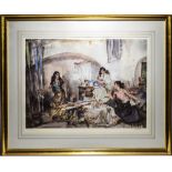 William Russell Flint 1880 - 1969 Pencil Signed Ltd Edition Colour Print / Lithograph.