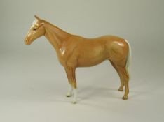 Beswick Horse Figure ' Imperial ' Palomino. Model Number 1557.