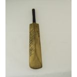 Signed Miniature Cricket Bat Marked Crusader Extra Special,