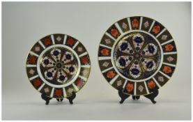 Royal Crown Derby Imari Patterned Cabinet Plate, Pattern 1128. 10.