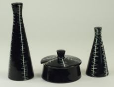 Midwinter 4 Piece Cruet Set, by Jessie Tate from the Claybourne Factory,