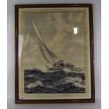 Montague Dawson 1890 - 1973 A Pencil Sig