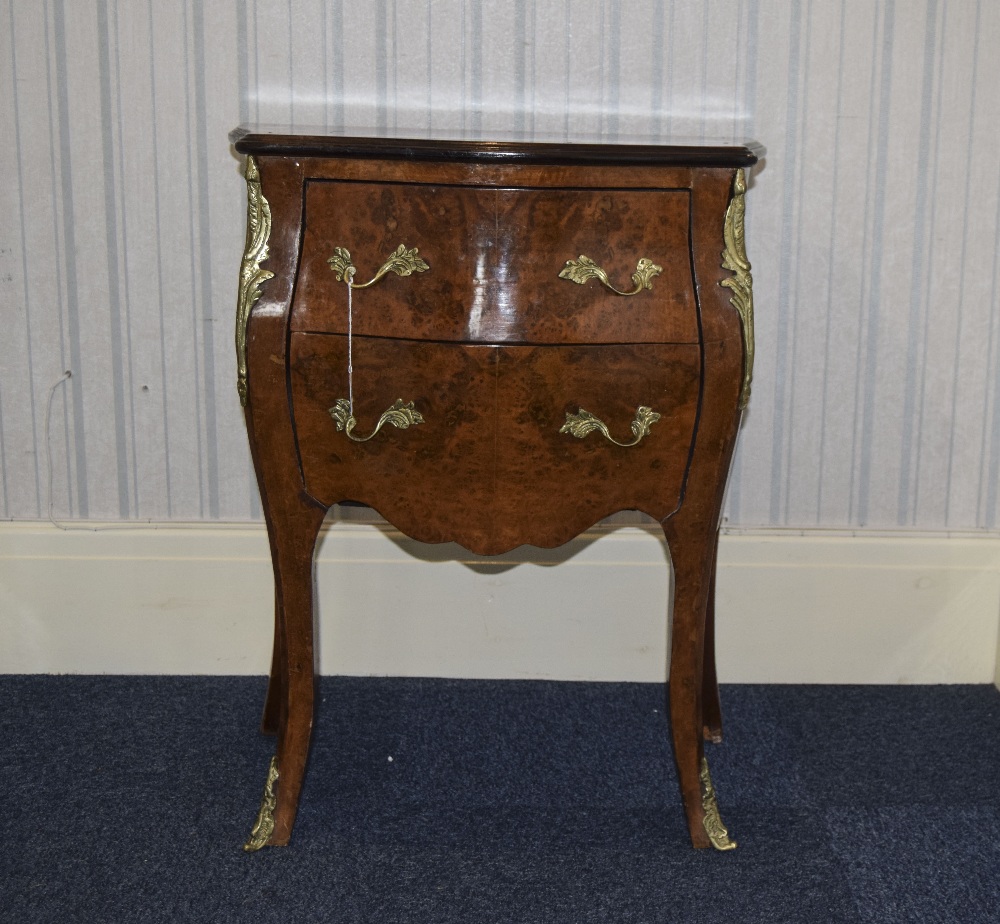 A Louis XV Style Kingwood Walnut Veneere - Image 2 of 2