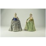 Two Porcelain Figures Catherine The Grea