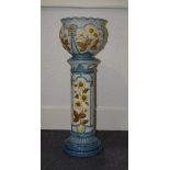 Burmantofts Faience Jardiniere and Stand