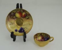 Royal Worcester Fine Hand Painted Miniat