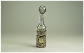 Edwardian Glass Vinegar Bottle And Stopp