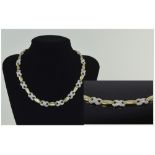 18ct Gold Diamond Set Collar / Necklace,