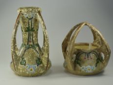 Gouda Amphora Style Art Pottery 4 Handle