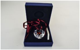 Swarovski Crystal Annual Edition Heart O
