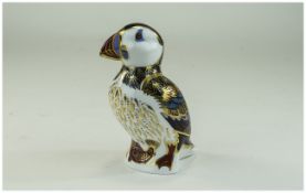 Royal Crown Derby Paperweight ' Puffin ' Gold Stopper. Date 1992. 1st Quality / Excellent Condition.