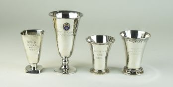 Swedish Collection of Antique and Vintage Silver Cups.