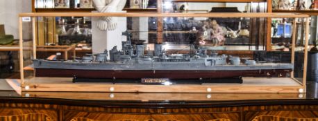 Hachette - Large and Impressive Hand Built Model, of The H.M.S. Hood.