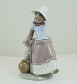 Lladro Figure Ltd Edition Black Legacy ' A Step In Time ' Sculpture Jose Roig. Issued 1982 - 1998.