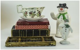 Mixed Lot Comprising Royal Doulton The Snowman Figure + 1 Other, Royal Doulton Cream Jug And Stand,
