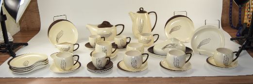 Carlton Ware - Hand Painted Australian Design ( 33 ) Part Tea / Coffee Service. c.1950's.