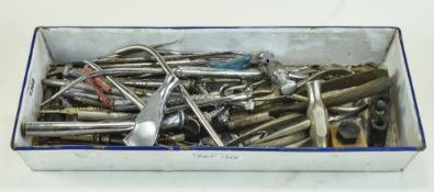 Dentistry Interest Mixed Quantity Of Dental Instruments Looks To Be Scaling Tools, Forceps/Pliers,