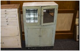 Dentistry Interest, Early 20thC Floor Standing Cabinet, Painted Pastel Green,