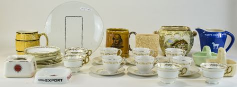 Royal Doulton Coffee Set "Fairfax" Together With Mixed Pottery And Collectables