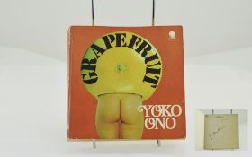 Beatles Interest A paperback copy of Yoko Ono's Grapefruit book signed by Yoko Ono.