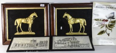 Box Containing Two Framed Prints,