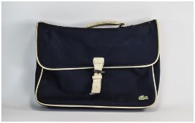 Retro Authentic Lacoste Laptop Style Bag With Carry Handle