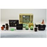 Collection Of Early To Mid 20thC Plastic/Bakelite Comprising View Master, Trinket Box, Bowls,