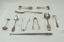 Small Mixed Lot Comprising Silver Teaspoons Including George III 1796, London 1845, 1797,