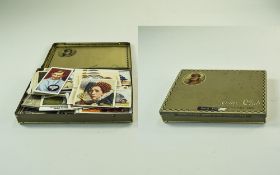 Tin Containing A Small Lot Of Odd Cigarette Cards