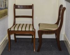 Pair Of Modern Stand Chairs, Padded Seat