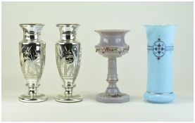 Four Pieces Of Glass, Comprising A Pair