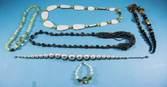 Three Various Costume Necklaces comprisi