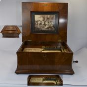 Polyphon Style 43B (the eugenie) disc musical box, playing 151/2" (39.