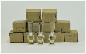 Collection Of Small Hand Cut Scent Bottles,