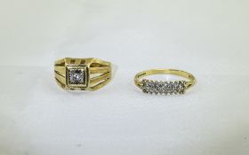 9ct Gold Single Stone Diamond Ring, Fully Hallmarked, 4.