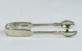 George III Pair Of Silver Sugar Snips, Hallmark London 1821, Maker John Horsley, 42.