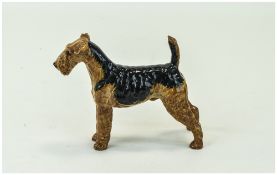 Royal Doulton Model Of An Airedale Terrier HN 1023 Height 5¼ Inches