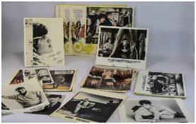 Film star photographs :- collection on uk stills & USA lobby cards