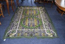 Middle Eastern Mid To Late 20thC Silk Rug,