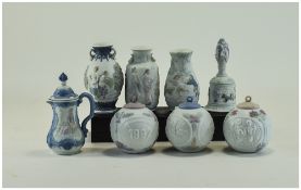 Collection Of Lladro Comprising Three Vase's, Water Jug,