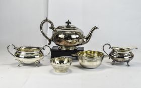 A Good Collection of Antique and Vintage Silver Plated Items, Comprises A Silver Plated Teapot,