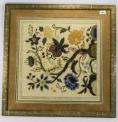 Framed Tapestry In The William Morris Style,
