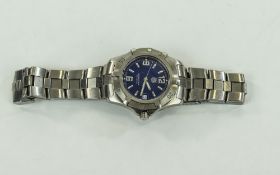 Tag Heuer- Vintage Stainless Steel Professional Gents Wrist watch,