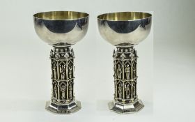 Wells Cathedral Ltd Edition Nice Quality Ecclesiasical Chalice. Number28 of 800 gilt interior.