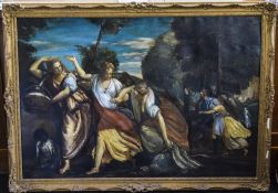 A 20th Century Original Copy of Paolo Veronese Italian 16th Century Artist, Titled ' Lot and His